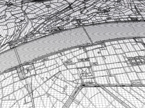 Cityscape Budapest Hungary 3D Print Model