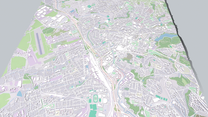 Cityscape Liberec Czech Republic Modelo 3D .c4d .max .obj .3ds .fbx .stl .blend 