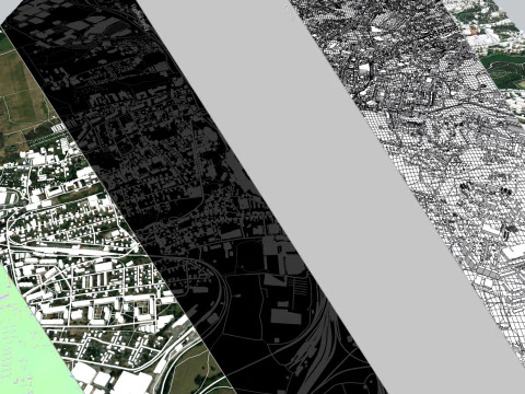 Cityscape Liberec Czech Republic 3D Model