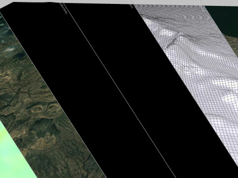 Mountain landscape Taal Volcano 3D Model