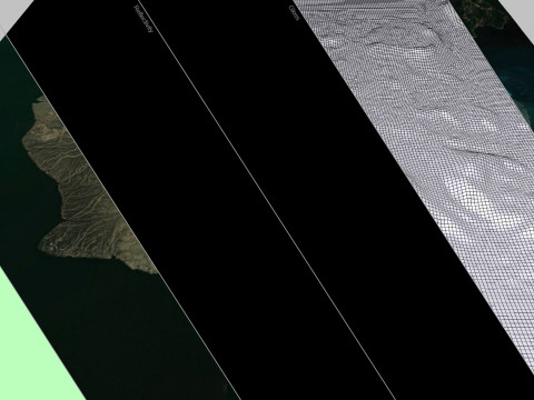 Mountain landscape Taal Volcano Modelo 3D