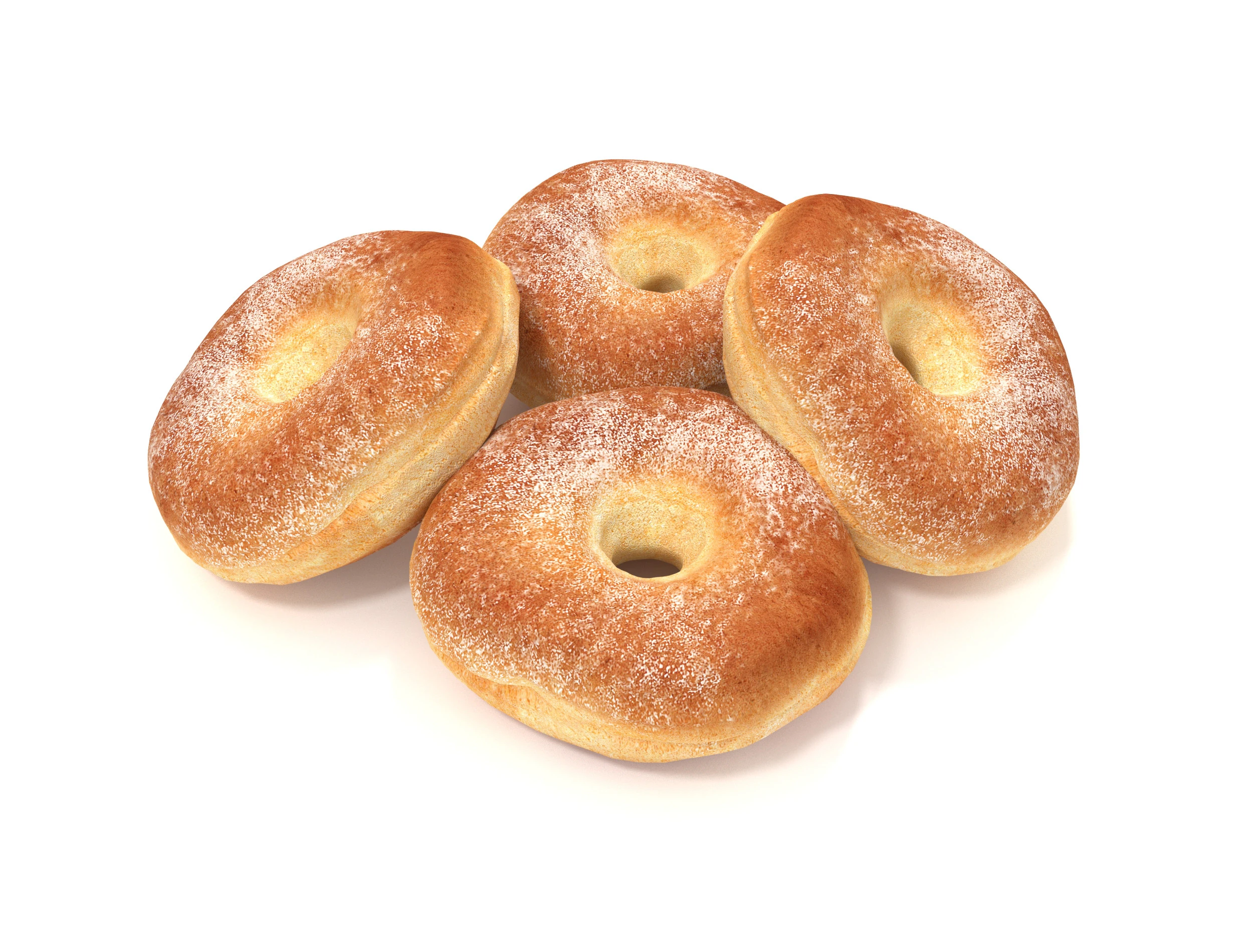 Donuts-bagels 3D Model .c4d .max .obj .3ds .fbx .stl .blend 