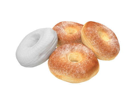 Donuts bagels Modelo 3D