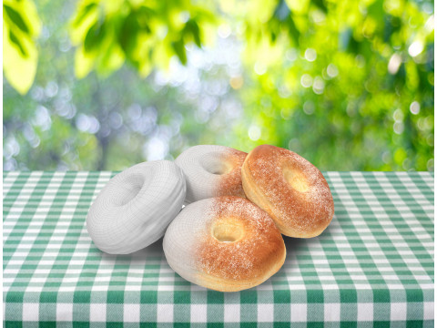 Donuts bagels Modelo 3D