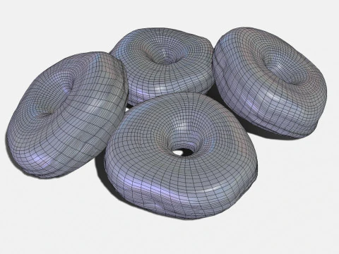 Donuts-bagels 3D Model