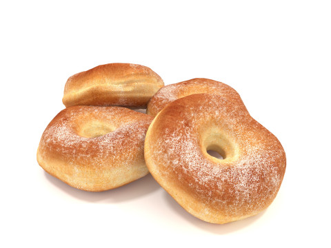 Donuts bagels Modelo 3D