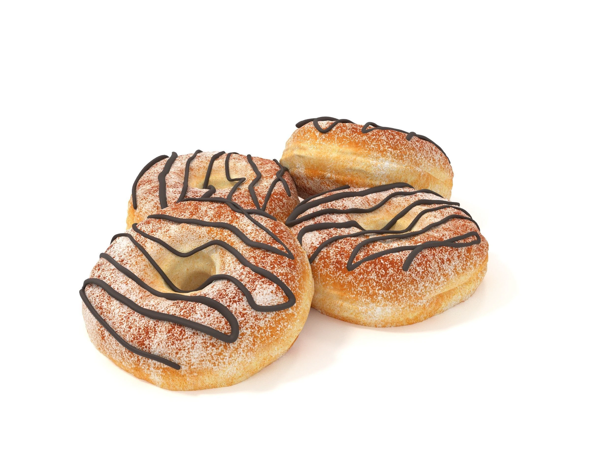Rosquinhas Modelo 3D .c4d .max .obj .3ds .fbx .stl .blend
