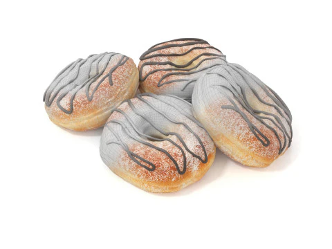 Rosquinhas Modelo 3D