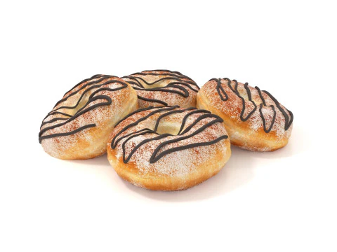 Rosquinhas Modelo 3D