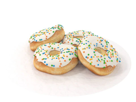 Donuts 3D Model
