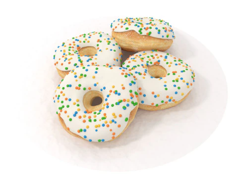 Donuts 3D Model
