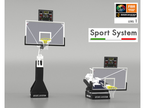 Portable basketball stand Modelo 3D