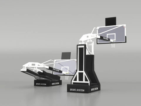 Portable basketball stand 3D Model