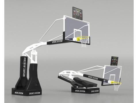 Portable basketball stand Modelo 3D