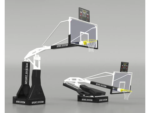 Portable basketball stand 3D Model