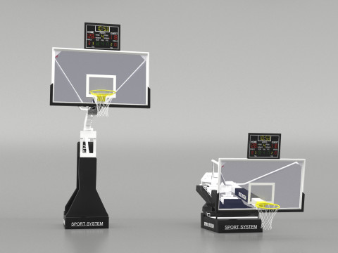 Portable basketball stand Modelo 3D
