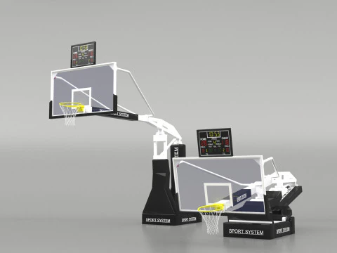 Portable basketball stand 3D Model