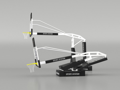 Portable basketball stand Modelo 3D