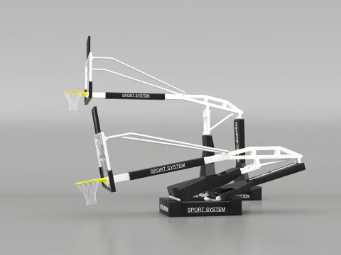 Portable basketball stand 3D Model