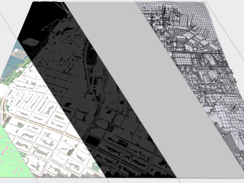 Cityscape Brooklyn New York United States 3D Модель