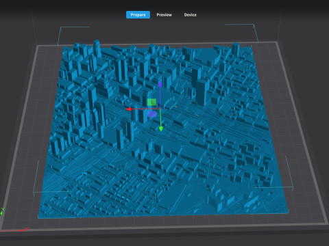 Cityscape Montreal Quebec Canada 3D print model Model 3D