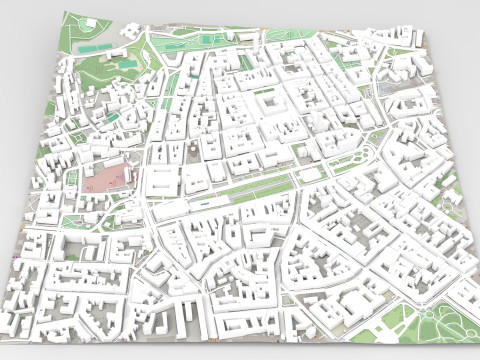 Cityscape Lviv Ukraine 3Dモデル