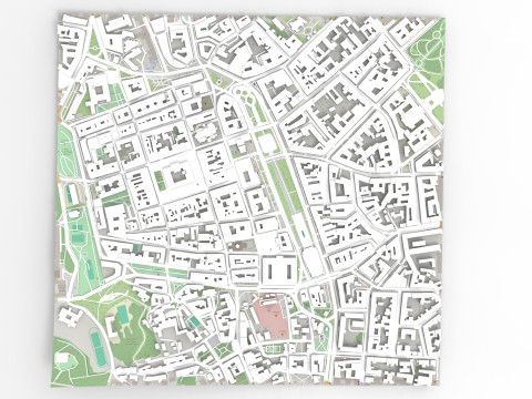Cityscape Lviv Ukraine 3Dモデル