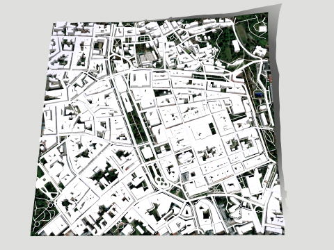 Cityscape Lviv Ukraine 3Dモデル