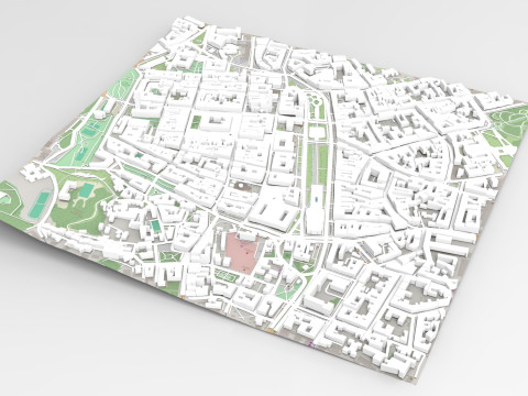 Cityscape Lviv Ukraine 3Dモデル