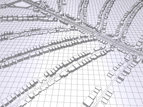 The Palm Jumeirah Island Dubai UAE 3D Model