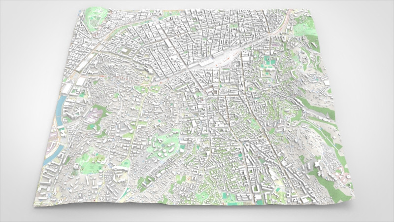 Cityscape Nice France Modelo 3D .c4d .max .obj .3ds .fbx .stl .blend 