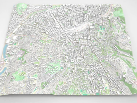 Cityscape Nice France 3D Model