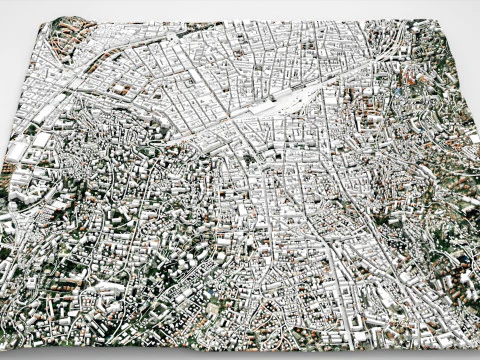 Cityscape Nice France 3D Model
