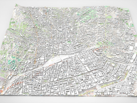 Cityscape Nice France Modelo 3D