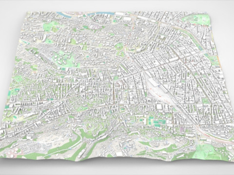 Cityscape Nice France Modelo 3D