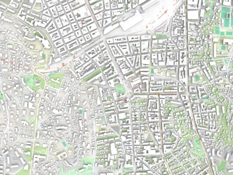 Cityscape Nice France 3D Model