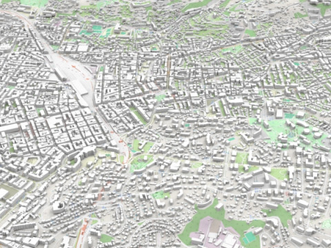 Cityscape Nice France Modelo 3D