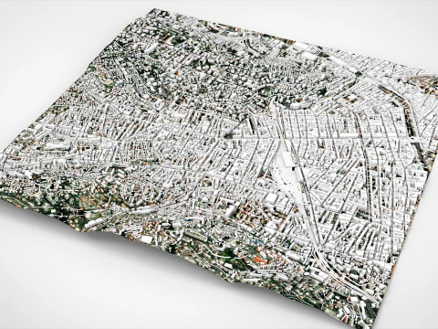 Cityscape Nice France 3D Model