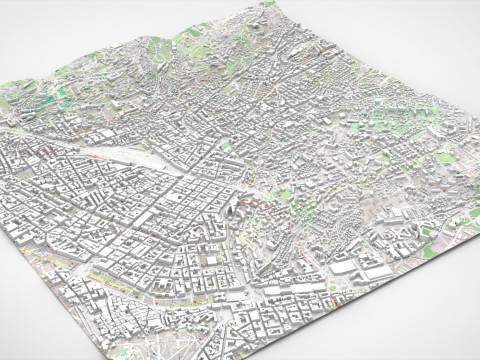 Cityscape Nice France Modelo 3D