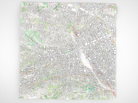 Cityscape Nice France Modelo 3D