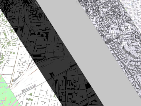 Cityscape Nice France 3D Model
