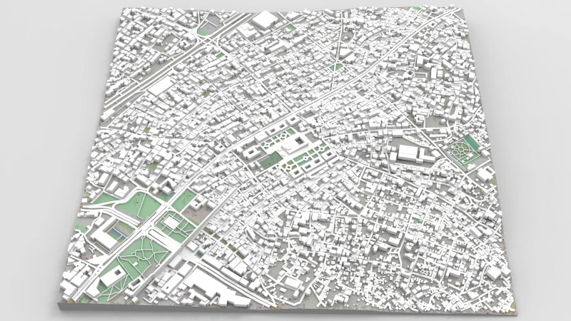 सिटीस्केप इस्तांबुल तुर्की 3D मॉडल .c4d .max .obj .3ds .fbx .stl .blend 