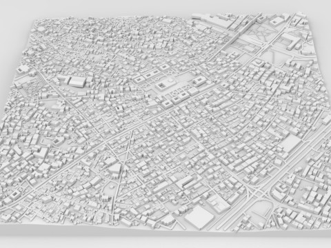 Cityscape Istanbul Turkey 3D 모델