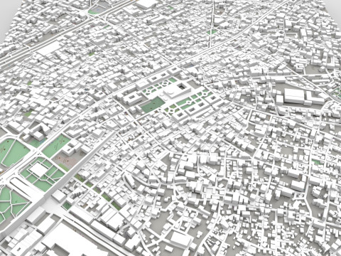 Cityscape Istanbul Turkey 3D 모델