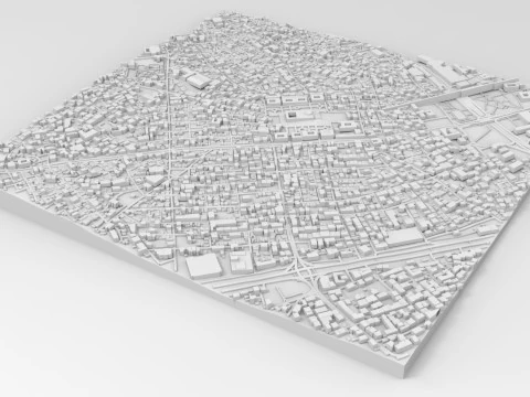 सिटीस्केप इस्तांबुल तुर्की 3D मॉडल