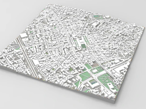सिटीस्केप इस्तांबुल तुर्की 3D मॉडल