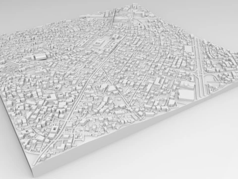 सिटीस्केप इस्तांबुल तुर्की 3D मॉडल