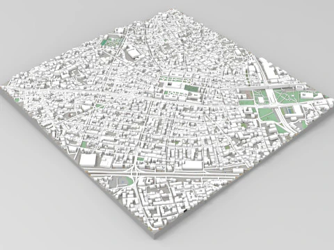 सिटीस्केप इस्तांबुल तुर्की 3D मॉडल