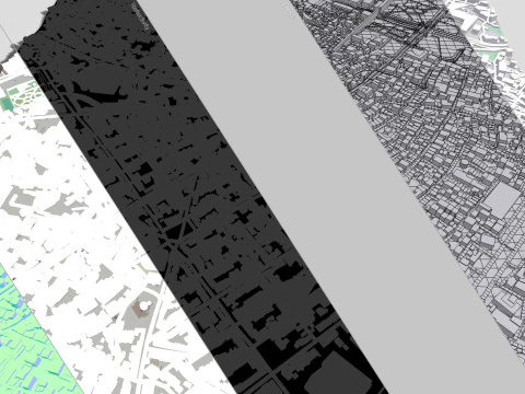 सिटीस्केप इस्तांबुल तुर्की 3D मॉडल