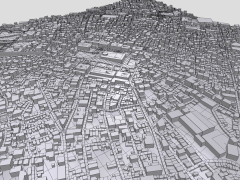 Cityscape Istanbul Turkey 3D 모델